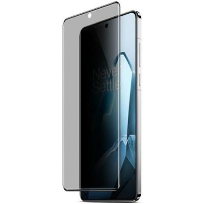 OnePlus 13 "IMAK" Tempered Glass privacy enhanced protection black full coverage screen protector | Priedai.lt