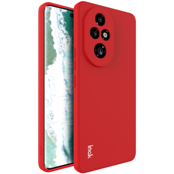 "IMAK" UC-4 hard silicone (TPU) case - red (Honor 200 Pro 5G)