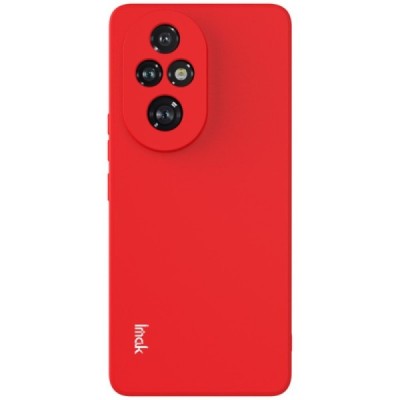 Honor 200 Pro 5G „Imak“ hard silicone TPU red case - back | Priedai.lt