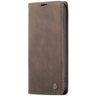 Apple iPhone 13 CaseMe Retro Solid Flip Case Book - Brown | Priedai.lt