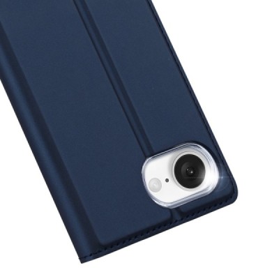 "Dux Ducis" Skin Solid Flip Case - dark blue (iPhone 17e / 16e)