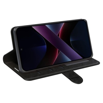 Poco X7 Pro 5G, Redmi Turbo 4 5G Binfen Flip Book Case - Black | Priedai.lt