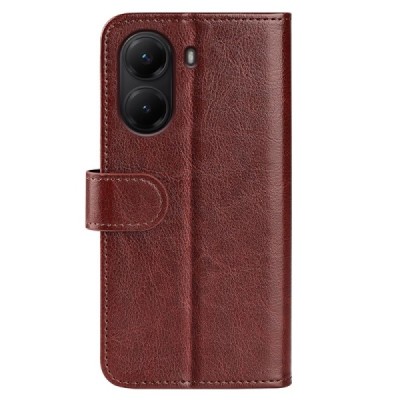 Poco X7 Pro 5G, Redmi Turbo 4 5G Binfen Flip Book Case - Brown | Priedai.lt