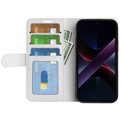 Poco X7 Pro 5G, Redmi Turbo 4 5G Binfen Flip Book Case - white| Priedai.lt