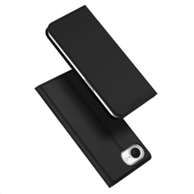 "Dux Ducis" Skin Solid Flip Case - black (iPhone 17e / 16e)