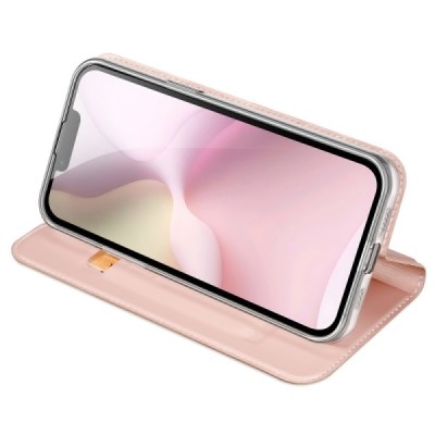 Samsung Galaxy S25 Ultra "Dux Ducis" Skin Flip Book Case - Pink | Priedai.lt