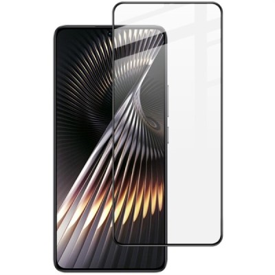 Poco X7 Pro 5G, Redmi Turbo 4 5G "IMAK" Tempered Glass reinforced protection black full coverage protective screen glass | Pried