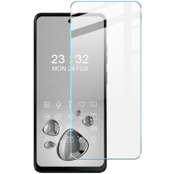 "IMAK" protective tempered screen glass - transparent (Moto E14 4G / G04 4G / G04s 4G / G24 4G)