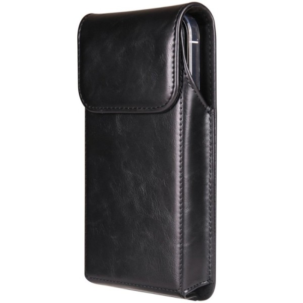 "Longsheng" Belt universal vertical holster bag for belt - black (size XL+)