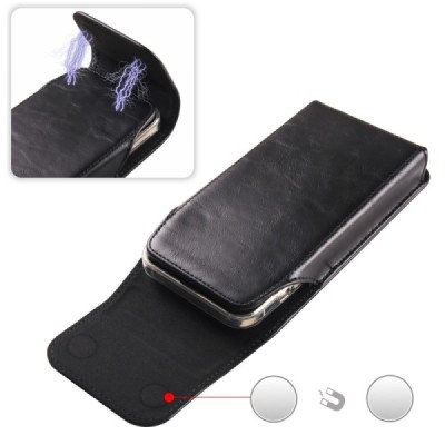 "Longsheng" Belt Universal Vertical Black Belt Bag Holster (XL+ Size) | Priedai.lt