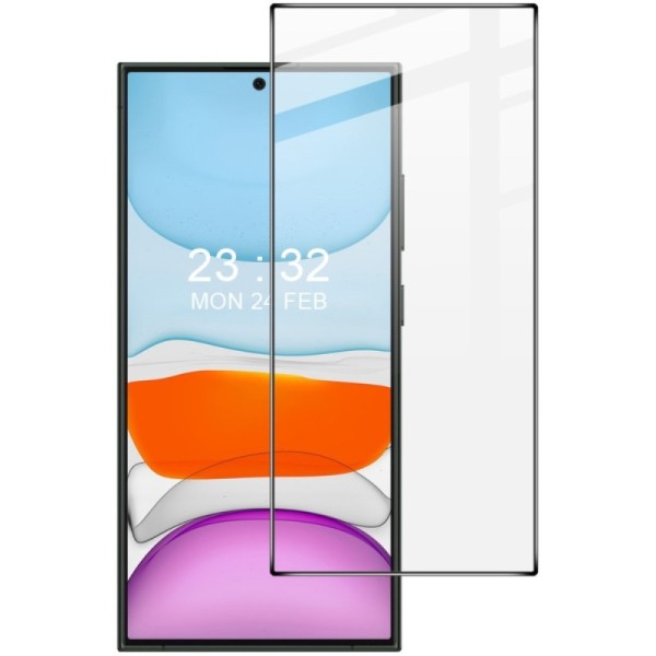 "IMAK" Tempered Glass full coverage protective screen glass - black (Galaxy S24 Ultra)