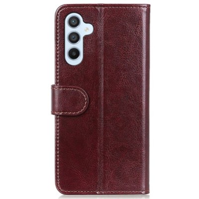 Samsung Galaxy S24 / S25 Binfen Flip Book Case - Brown | Priedai.lt