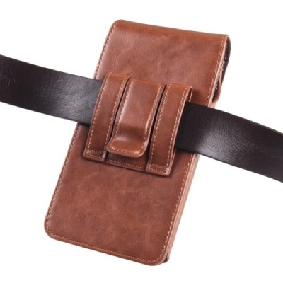 "Longsheng" Belt Universal Vertical Light Brown Belt Bag Holster (XL+ Size) | Priedai.lt