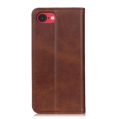 "Binfen" Split flip book case - brown (iPhone 17e / 16e)