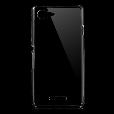 Sony Xperia E3 plastikinis skaidrus (permatomas) dėklas - nugarėlė / Priedai.lt
