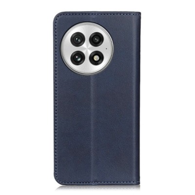 OnePlus 13 "Split" blue leather flip case - book | Priedai.lt