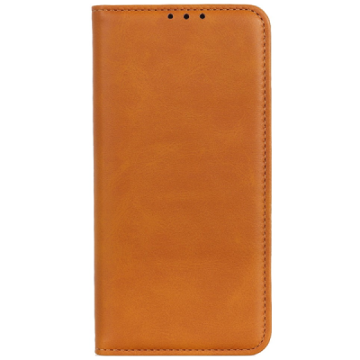 Poco X7 Pro 5G, Redmi Turbo 4 5G "Split" light brown leather flip case - book | Priedai.lt