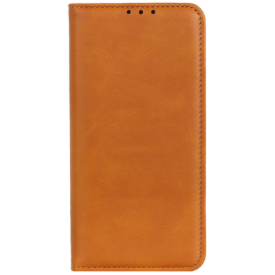 OnePlus 11 "Split" light brown leather flip case - book | Priedai.lt