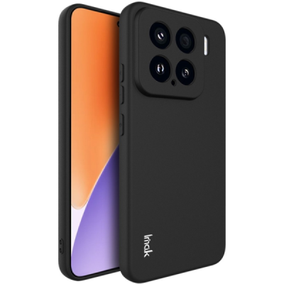 Xiaomi 15 "IMAK" UC-4 hard silicone TPU black case - back | Priedai.lt