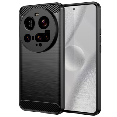 Xiaomi 15 Ultra "Carbon" hard silicone (TPU) black case - cover | Priedai.lt