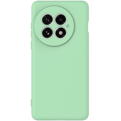 OnePlus 13 "Shell" hard liquid silicone (TPU) case green - cover | Priedai.lt