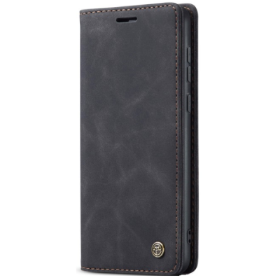 OnePlus 13 CaseMe Retro Solid Flip Case Book - Black | Priedai.lt