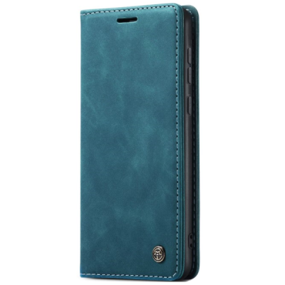 OnePlus 13 CaseMe Retro Solid Flip Case Book - Green | Priedai.lt