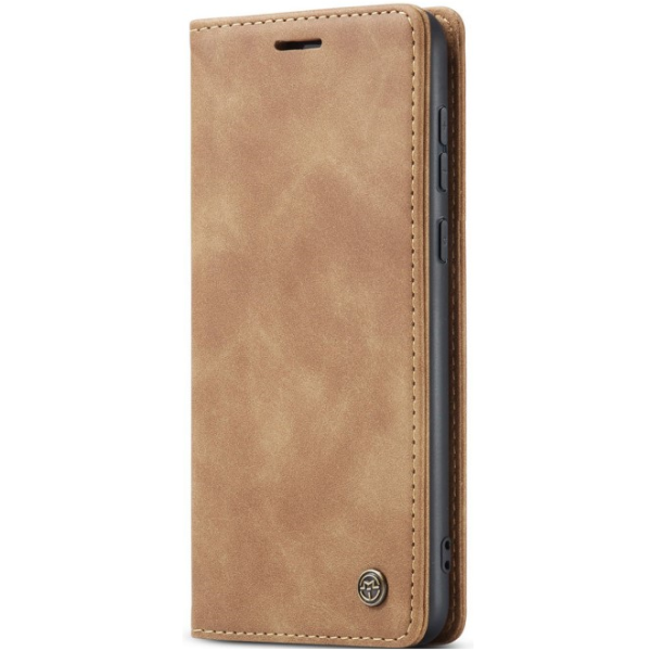 „CaseMe“ Retro Solid Flip Case - Light Brown (OnePlus 13)