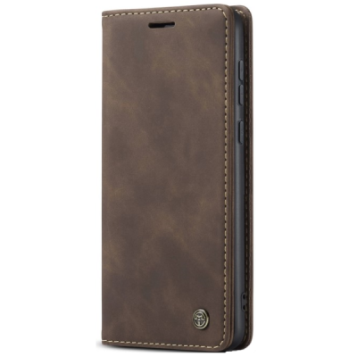OnePlus 13 CaseMe Retro Solid Flip Case Book - Brown | Priedai.lt