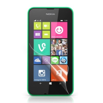 Nokia Lumia 530 apsauginė skaidri ekrano plėvelė / Priedai.lt