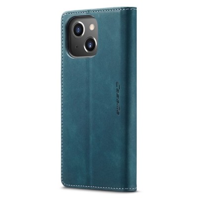 Apple iPhone 13 CaseMe Retro Solid Flip Case Book - Green | Priedai.lt