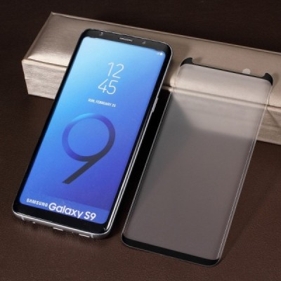 Samsung Galaxy S9 "RRH" 3D Tempered Glass reinforced protection black full coverage protective screen glass | Priedai.lt