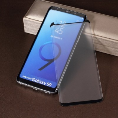 Samsung Galaxy S9 "RRH" 3D Tempered Glass reinforced protection black full coverage protective screen glass | Priedai.lt