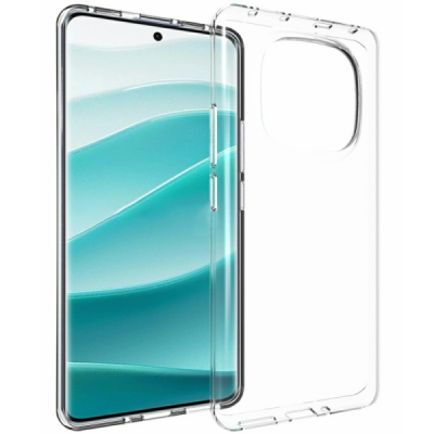 Xiaomi Redmi Note 14 Pro (Pro+) 5G (Poco X7 5G) hard silicone (TPU) clear, transparent case - cover | Priedai.lt
