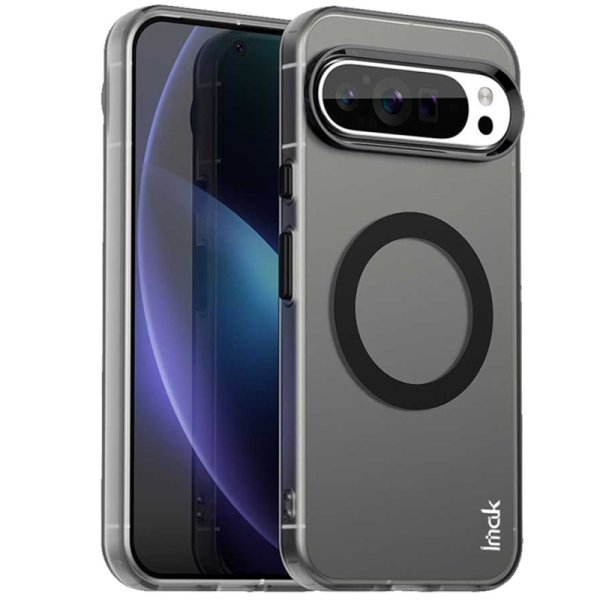 "IMAK" Candy MagSafe Matte Hard Silicone (TPU) Case - Black (Pixel 9 Pro XL)