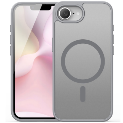 "DUX DUCIS" Yind MagSafe Matte Hard Silicone (TPU) Case - grey (iPhone 17e / 16e)