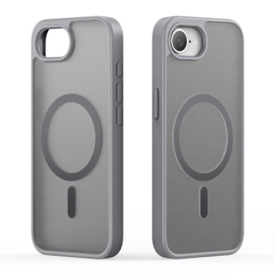 "DUX DUCIS" Yind MagSafe Matte Hard Silicone (TPU) Case - grey (iPhone 17e / 16e)