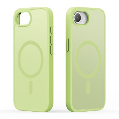 "DUX DUCIS" Yind MagSafe Matte Hard Silicone (TPU) Case - Green (iPhone 17e / 16e)
