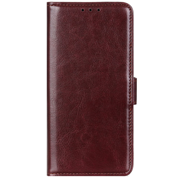 "Binfen" Flip Book Case - Brown (Redmi A3 / Poco C61)