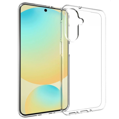 Samsung Galaxy A26 hard silicone (TPU) clear, transparent case - cover | Priedai.lt