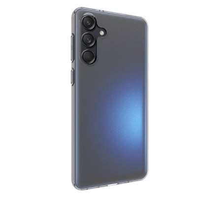 Samsung Galaxy M55 5G (C55,F55) hard silicone (TPU) clear, transparent case - cover | Priedai.lt