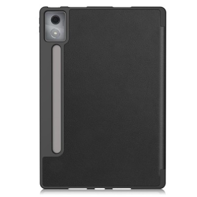 Lenovo Idea Tab Pro "Kasi" Stylus flip-up black leather case - notebook with a place for the pen | Priedai.lt