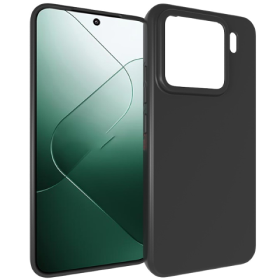 Xiaomi 15 hard silicone (TPU) black case - cover | Priedai.lt