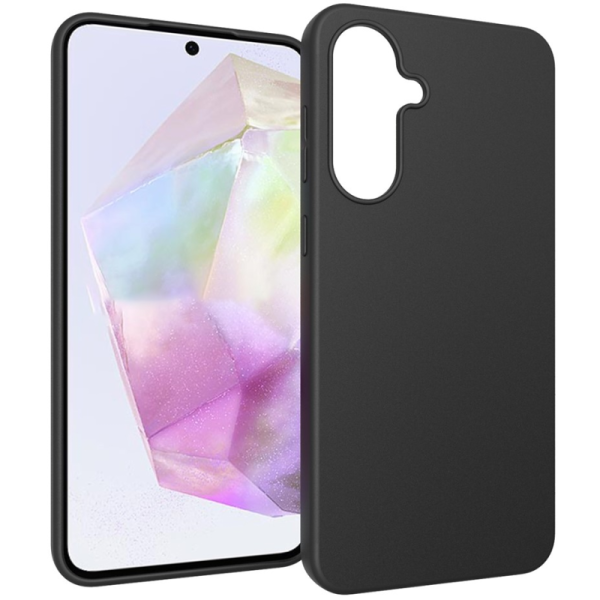 „Xhomet“ Hard silicone (TPU) case - black (Galaxy A36)