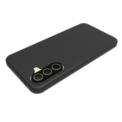 Samsung Galaxy A36 hard silicone (TPU) black case - cover | Priedai.lt