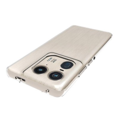Motorola Edge 50 Ultra 5G hard silicone (TPU) clear, transparent case - cover | Priedai.lt