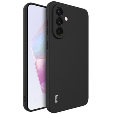 Samsung Galaxy A56 "IMAK" UC-4 hard silicone TPU black case - back | Priedai.lt