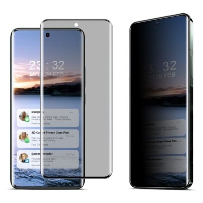 Xiaomi 14 Pro / 14 Ultra "IMAK" Tempered Glass privacy enhanced protection black full coverage screen protector | Priedai.lt