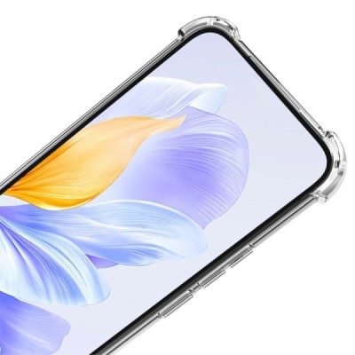 Xiaomi 15 "Imak" reinforced protection hard silicone TPU clear, transparent case - back | Priedai.lt