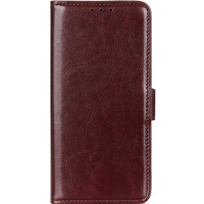 Samsung Galaxy A56 Binfen Flip Book Case - Brown | Priedai.lt